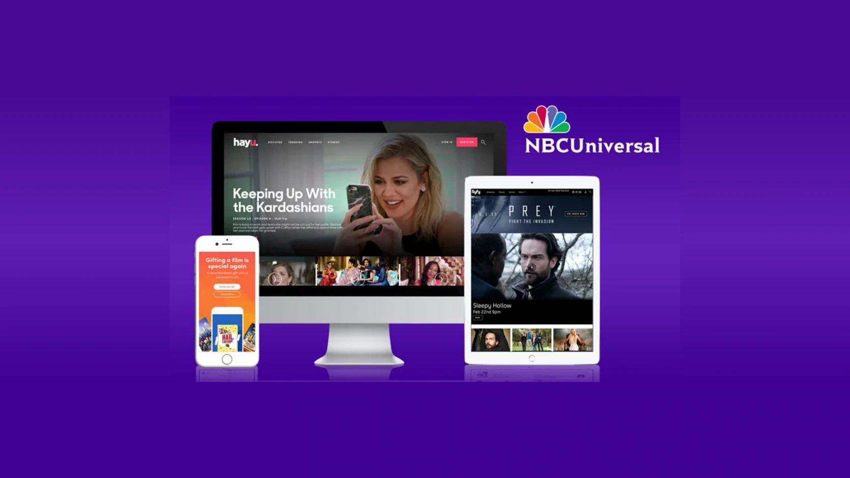 NBCUniversal media experience across desktop, tablet and mobile
